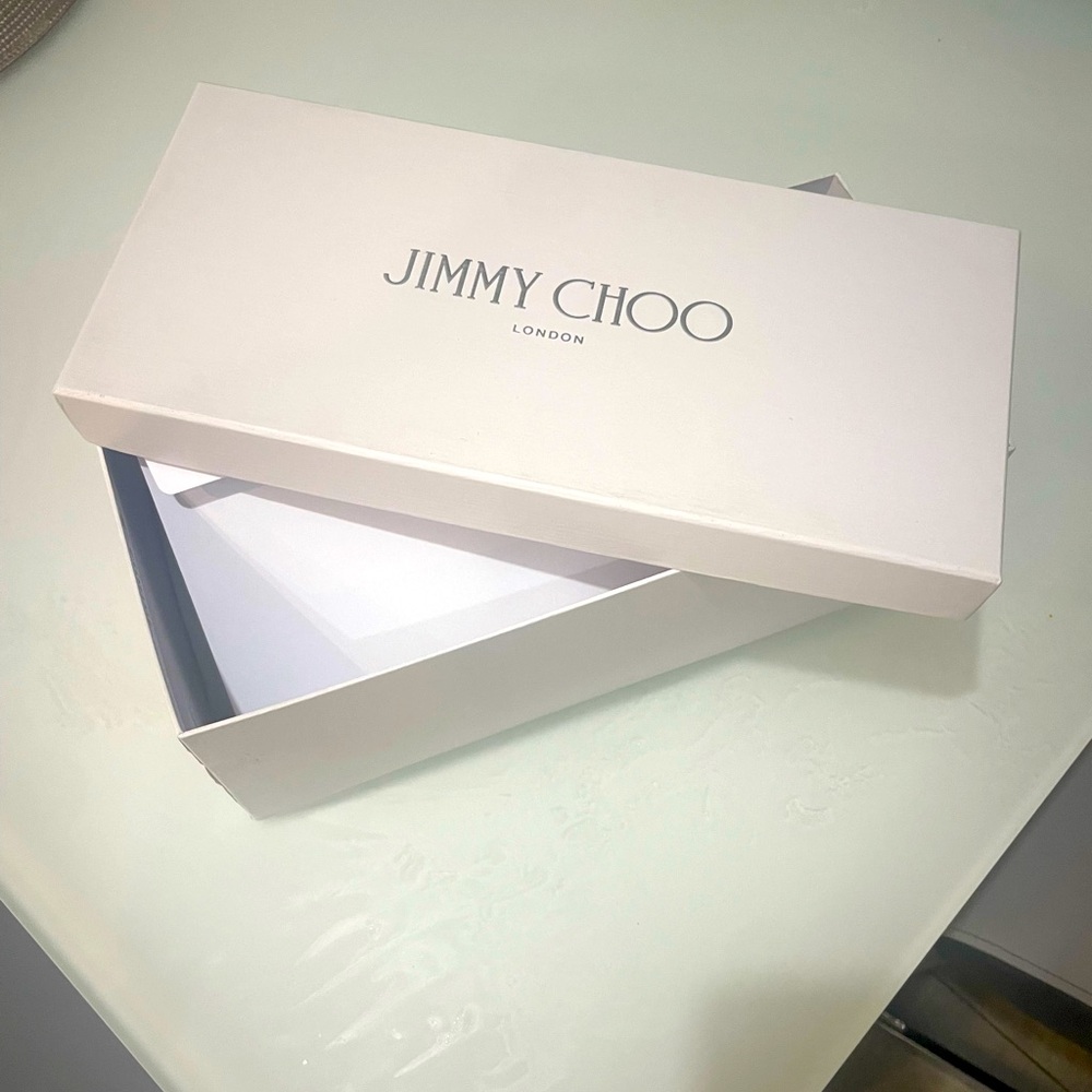 Jimmy Choo Shoe box, dustbag and tissue paper